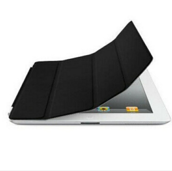 APPLE SMART LEATHER COVER FOR APPLE IPAD ORIGINAL RED BLACK - Picture 2 of 14